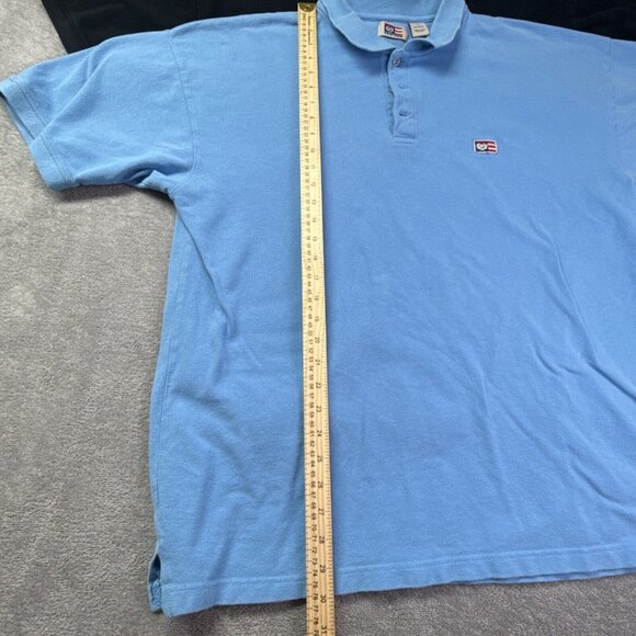 Phat Farm Classic‎ Polo Shirt 2XL/ Black  And Blue Shipped  promptly Qty 2 - Picture 3 of 12